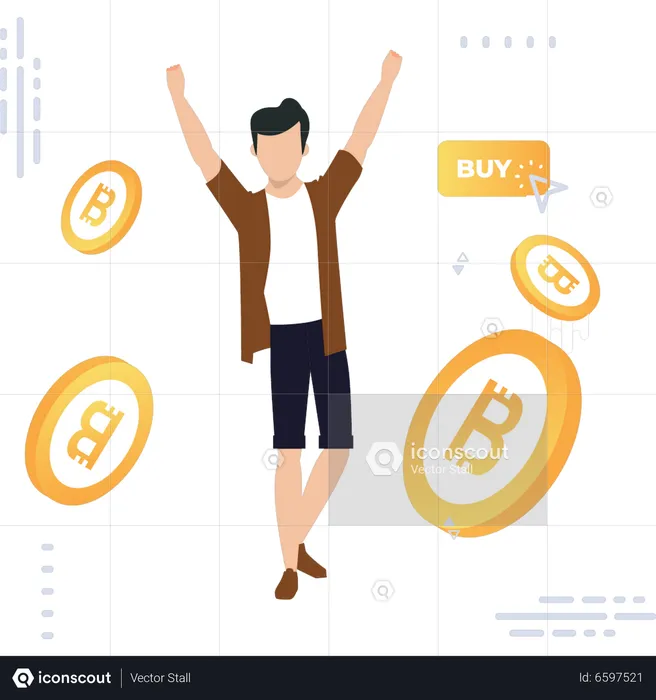 Bitcoin profit  Illustration
