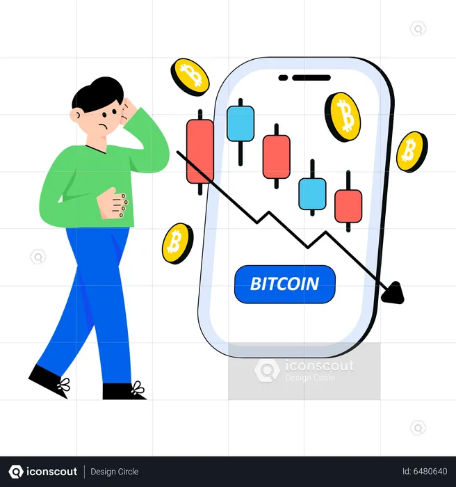 Bitcoin Recession  Illustration