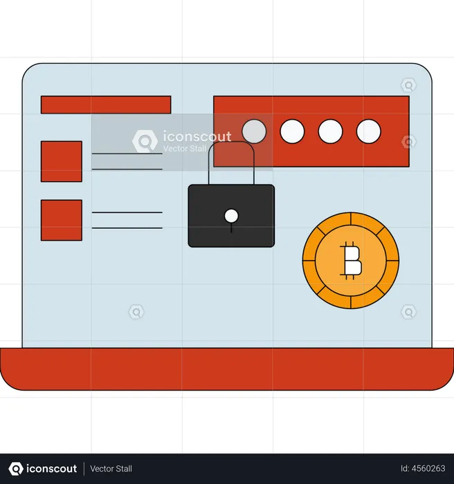 Bitcoin security  Illustration