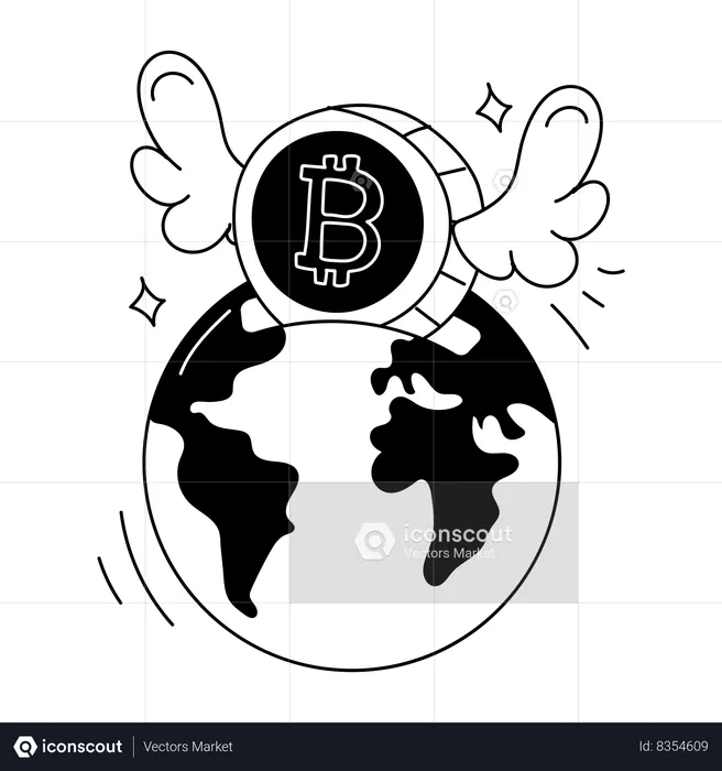 Bitcoin trading  Illustration