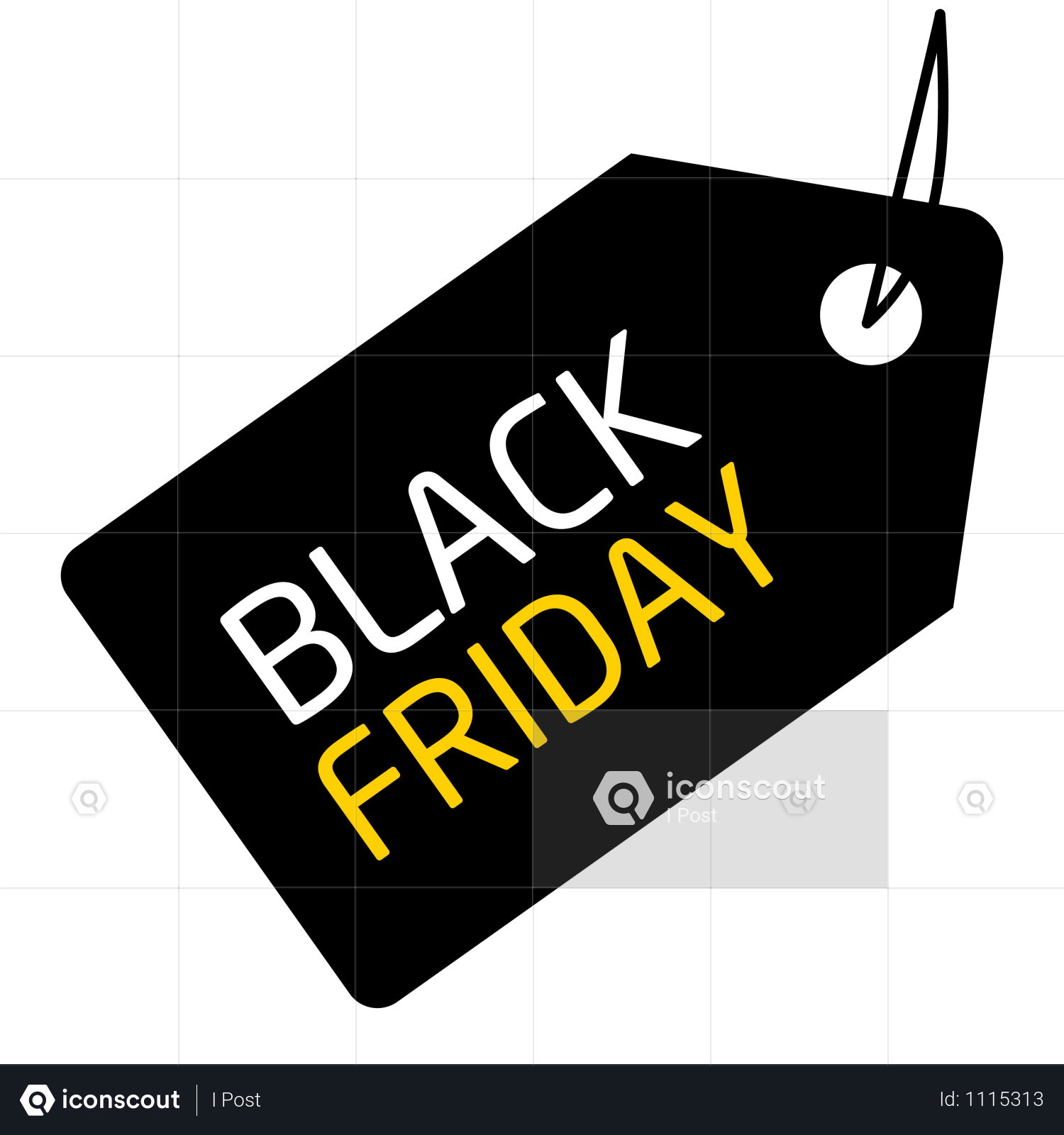 Black Friday Sale Banner Illustration