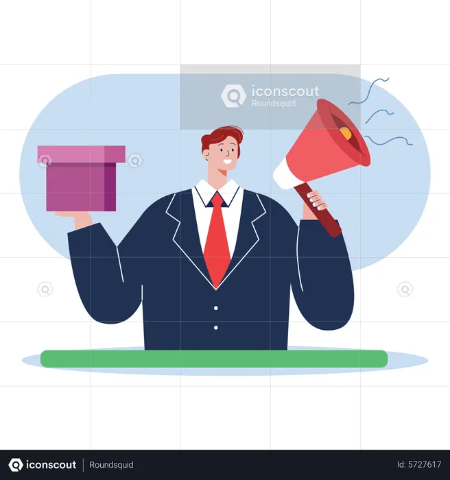 Black Friday-Verkaufsmarketing  Illustration