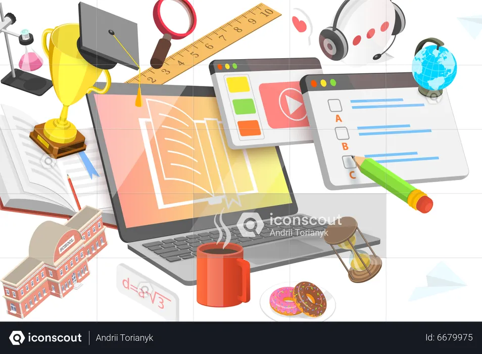 Blended Learning Approach  Illustration