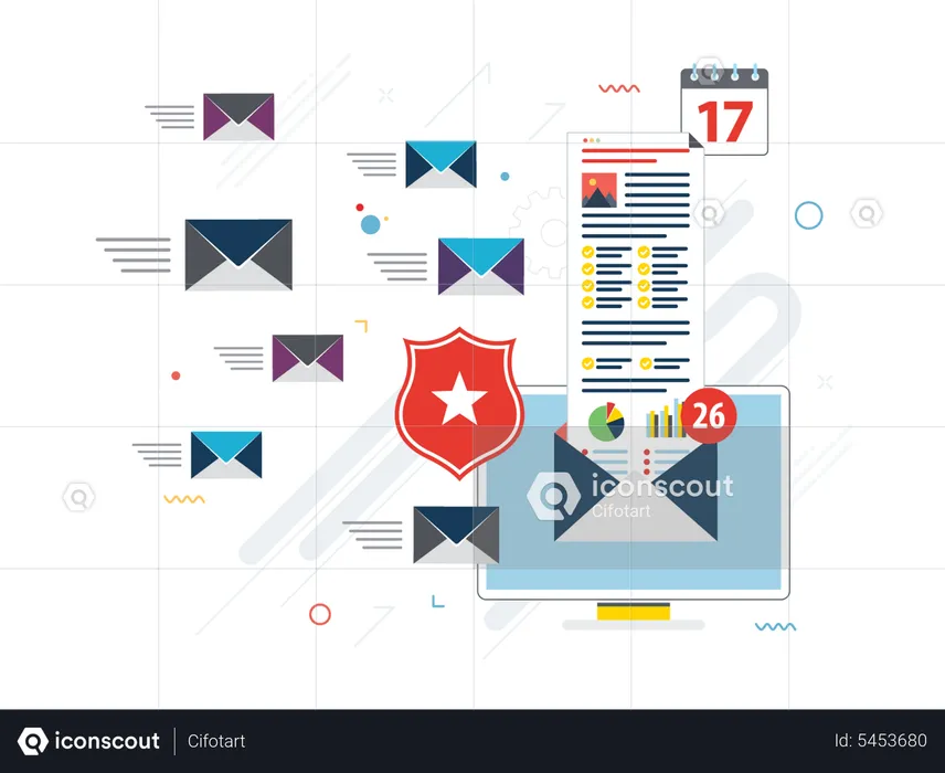 Bloquer les spams  Illustration