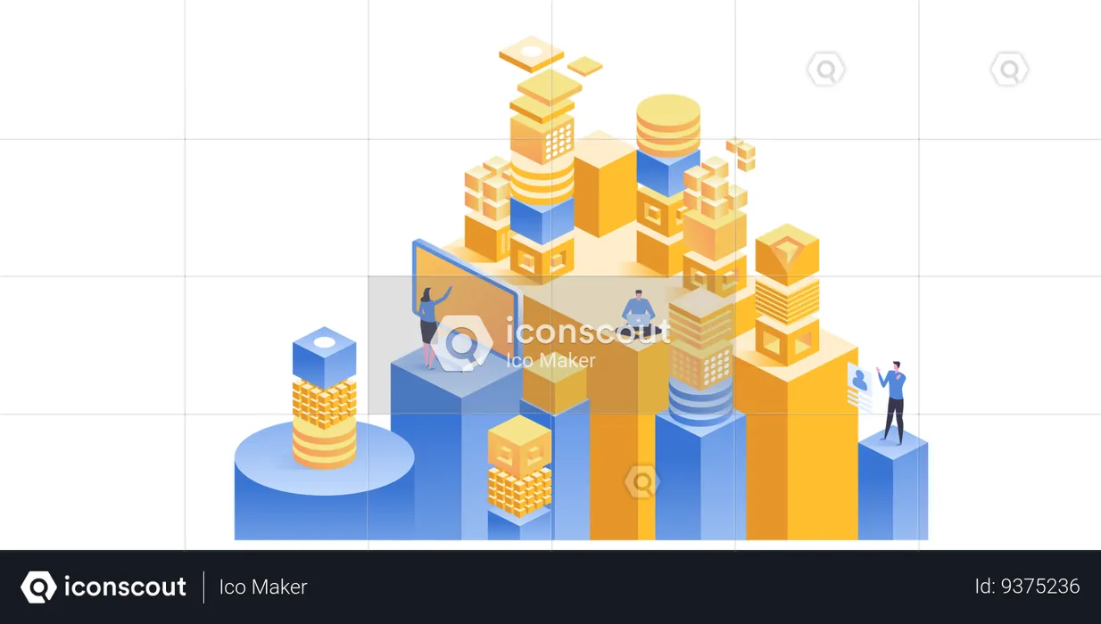 Blockchain  Illustration