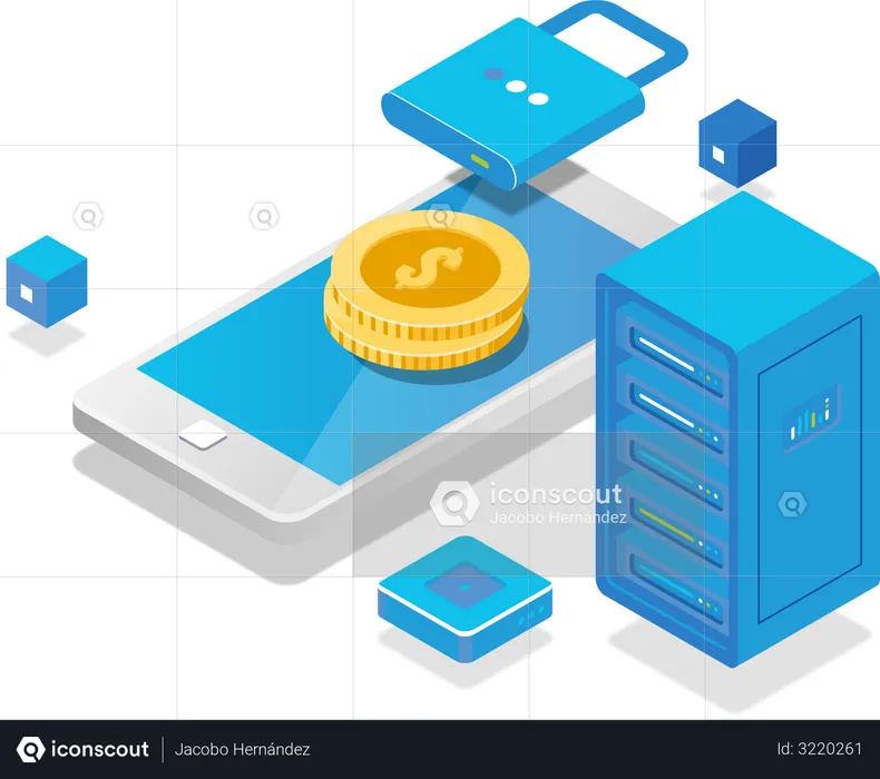 Blockchain  Illustration