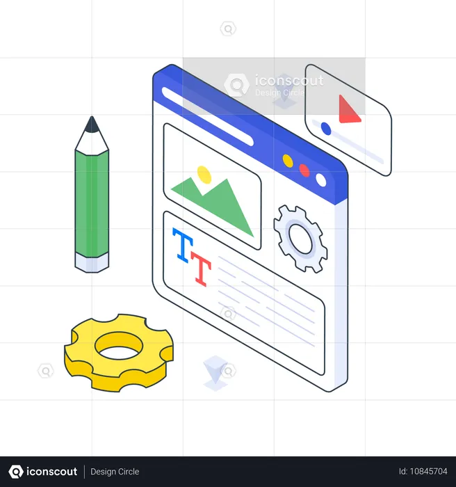 Blog Management  Illustration