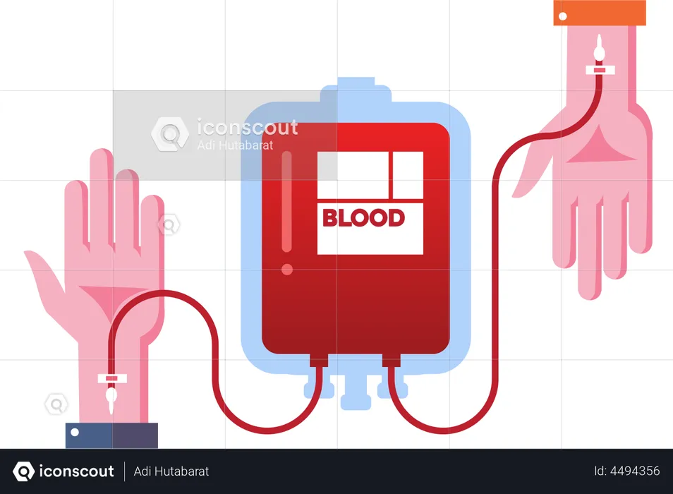 Blood donation day  Illustration