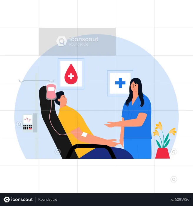 Blood donation  Illustration