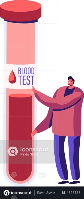 Blood Test  Illustration