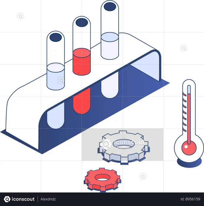 Blood testing  Illustration