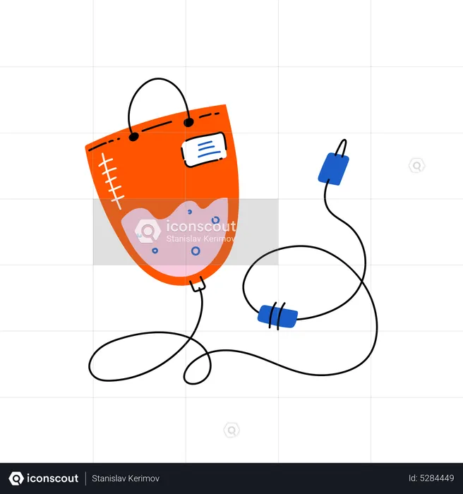 Blood transfusion  Illustration