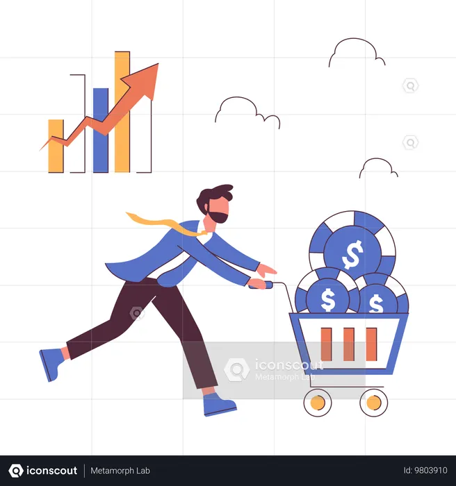 Blue Chip Stock  Illustration