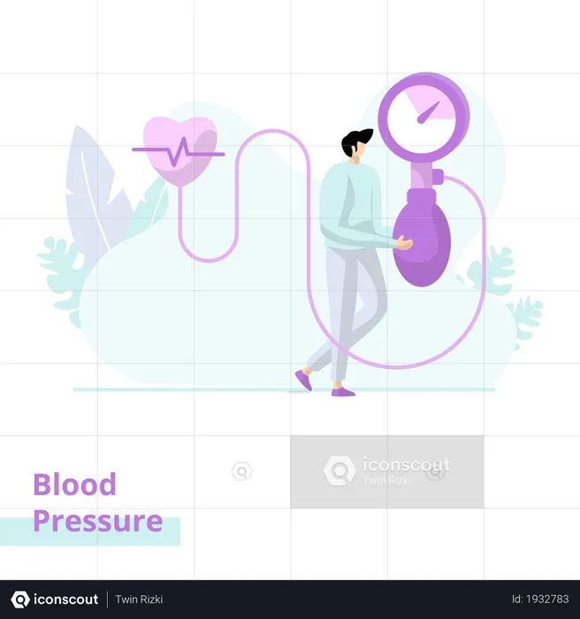 Blutdruck  Illustration