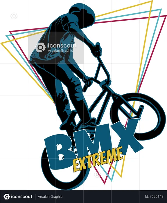 Bmx extremo  Ilustración