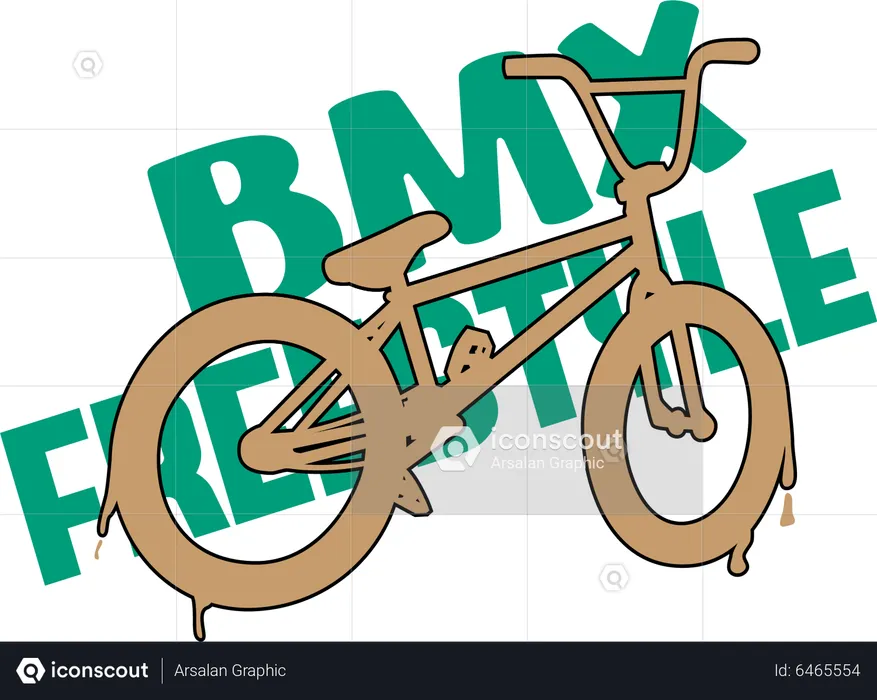 Bmx Freestyle  Illustration