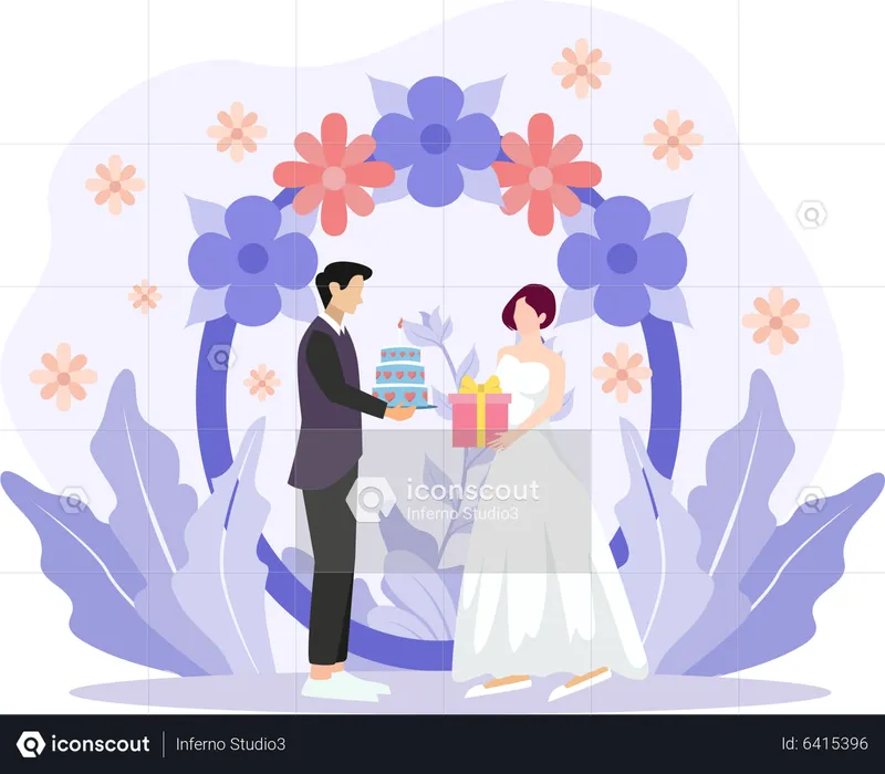 Boda  Ilustración