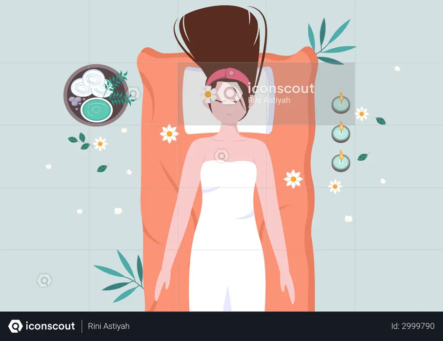 Body Spa  Illustration