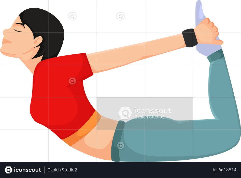 Body Stretching  Illustration