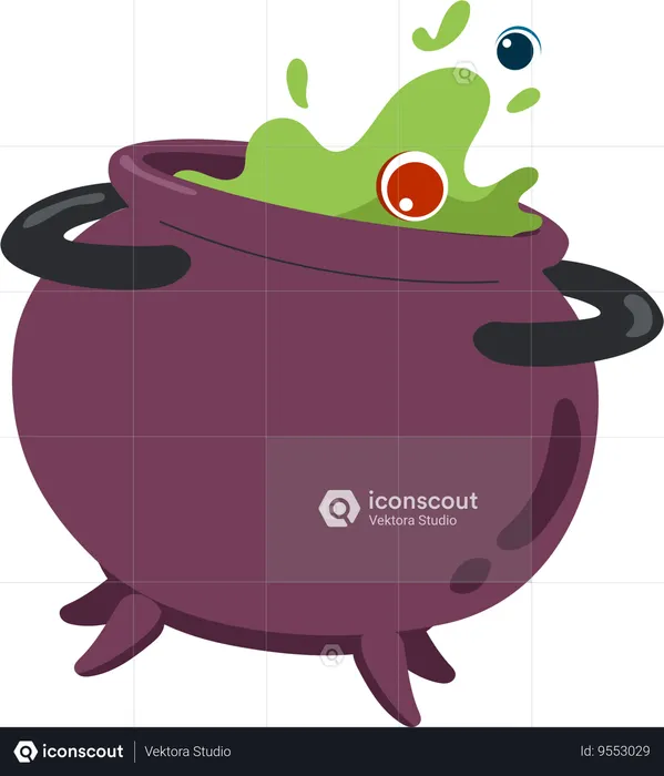 Boiling Cauldron  Illustration