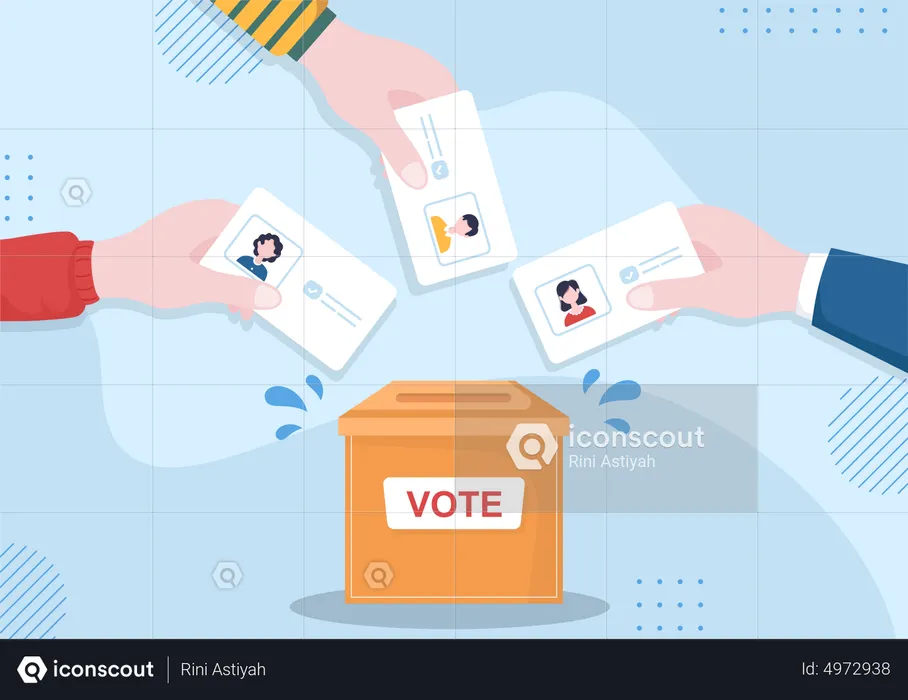 Boîte de vote  Illustration