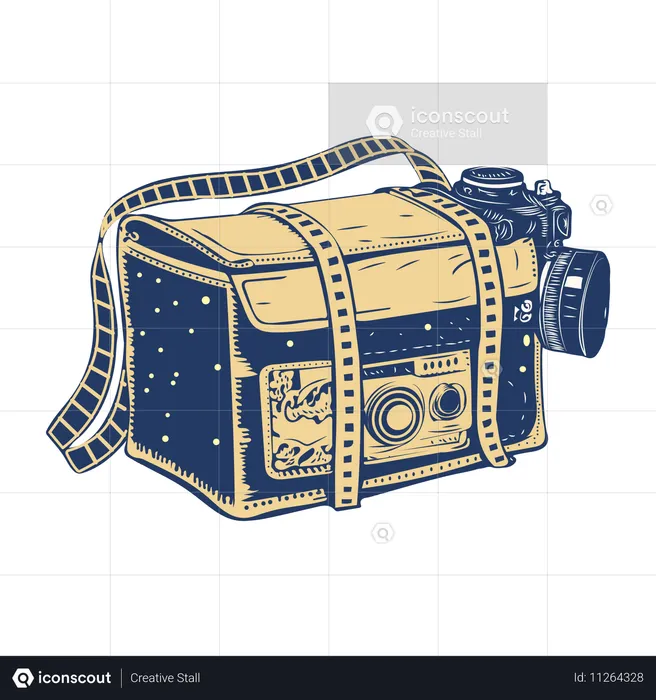 Bolsa da Camera  Ilustração