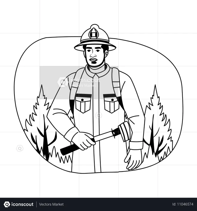 Bombero  Ilustración