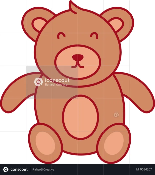 Boneca urso  Ilustração