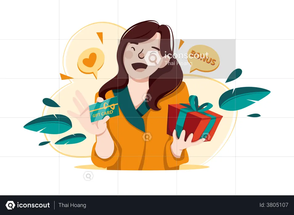 Bônus de compras  Ilustração