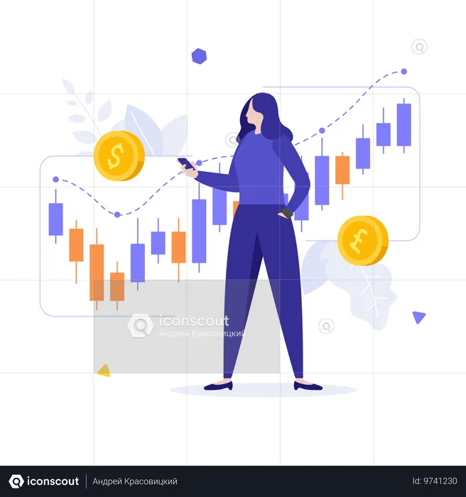 Börse  Illustration