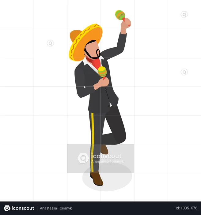 Schlechter Mariachi  Illustration