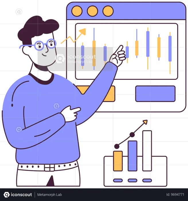 Stock trading  Illustration