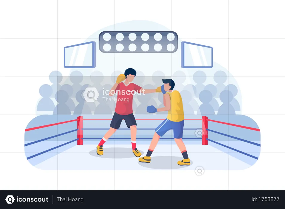 Boxing  Illustration
