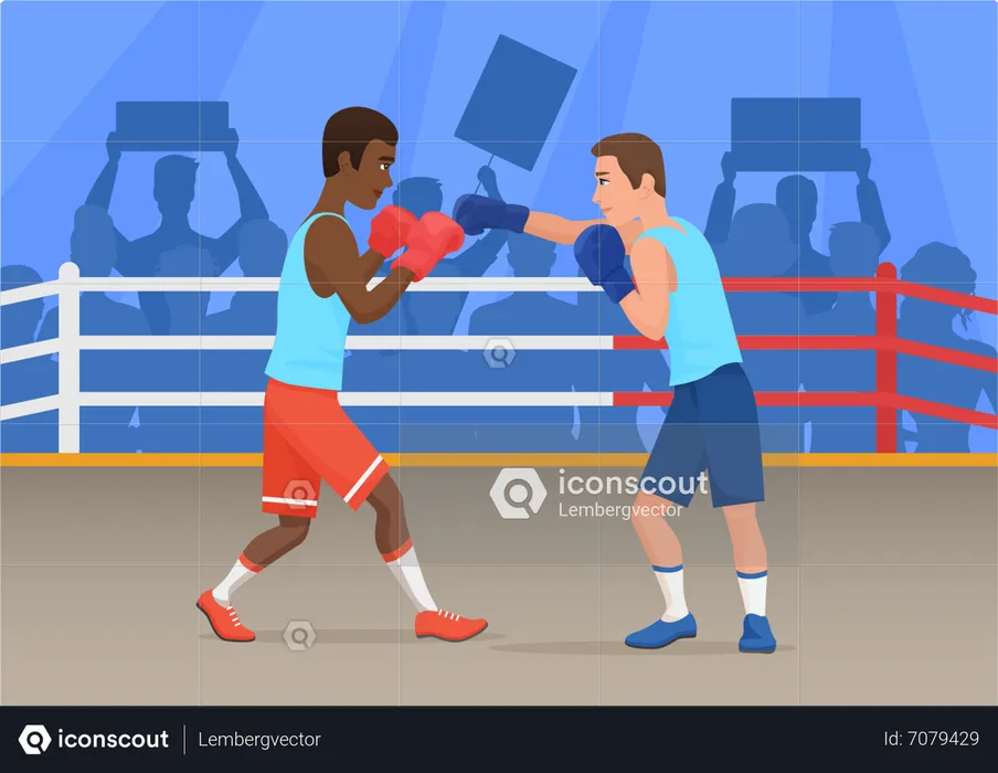 Boxing competition  Illustration