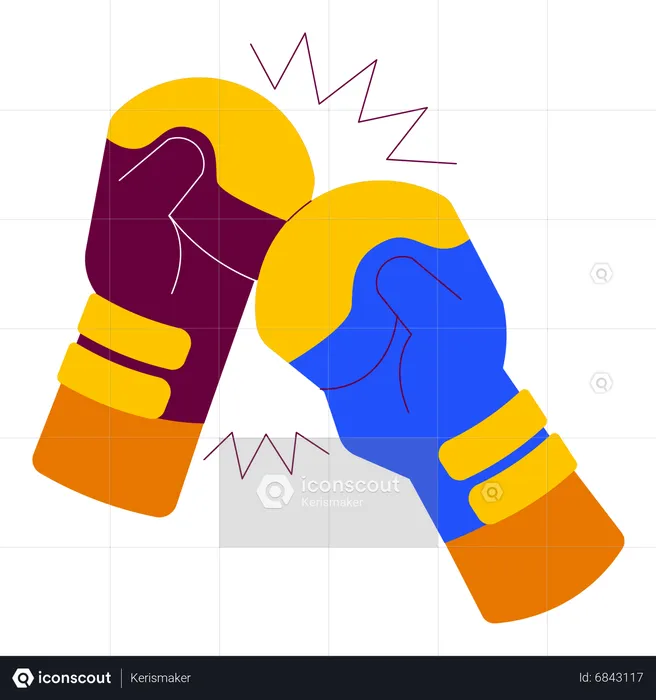 Boxing gloves  Illustration