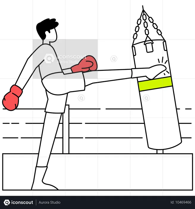 Boxing tournament  Illustration