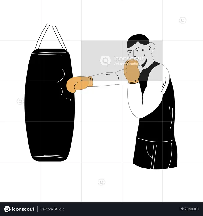 Boxtraining  Illustration