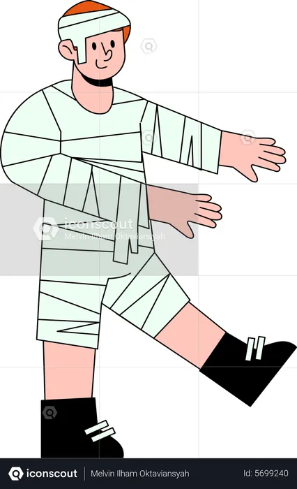 Boy in Mummy costume  Illustration