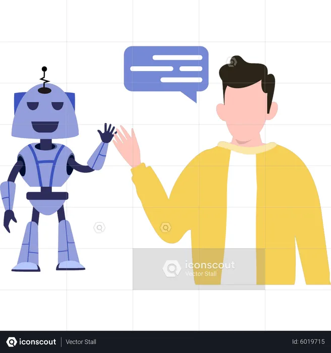 Ai sales talking robot