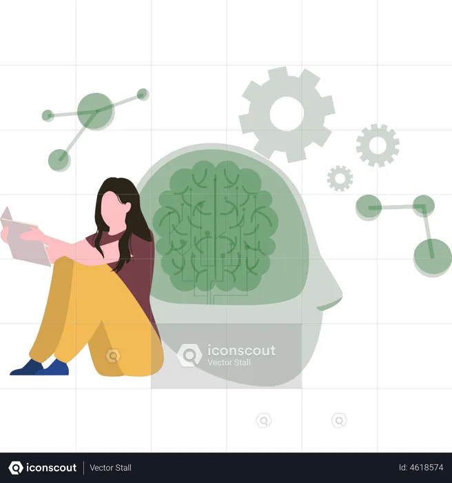 Brain Analytics  Illustration