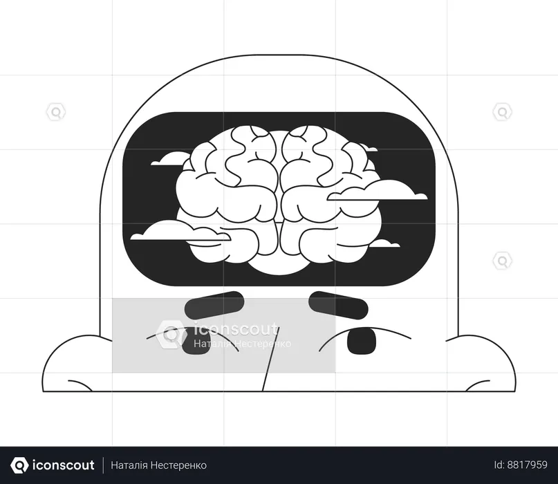 Brain fog  Illustration
