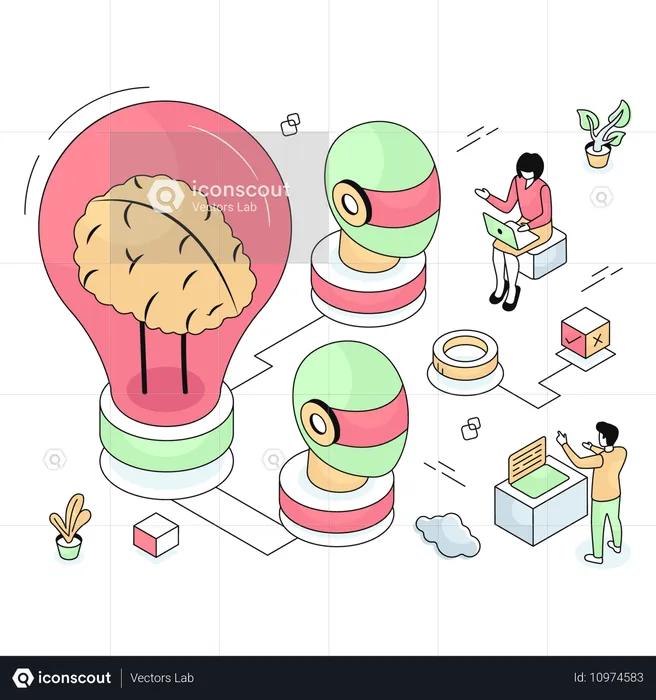 Brain Idea  Illustration