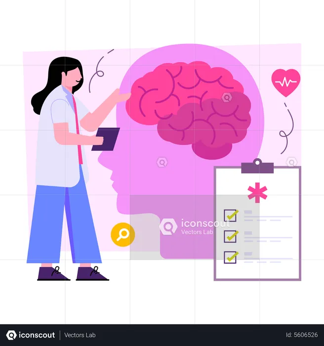 Brain Report  Illustration