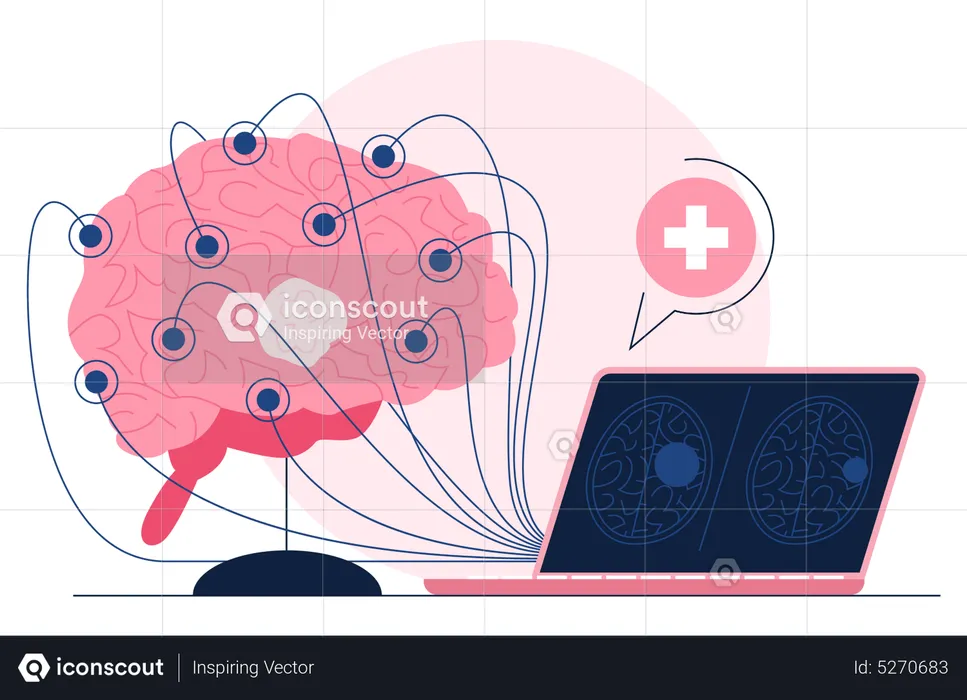 Brain tumor  Illustration