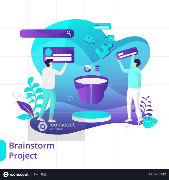 Brainstorm Project  Illustration