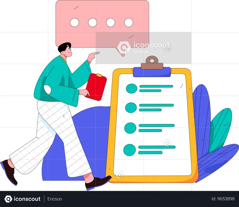 Brainstorming d'entreprise  Illustration