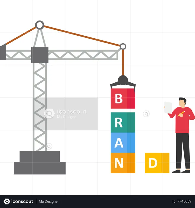 Brand building  Illustration