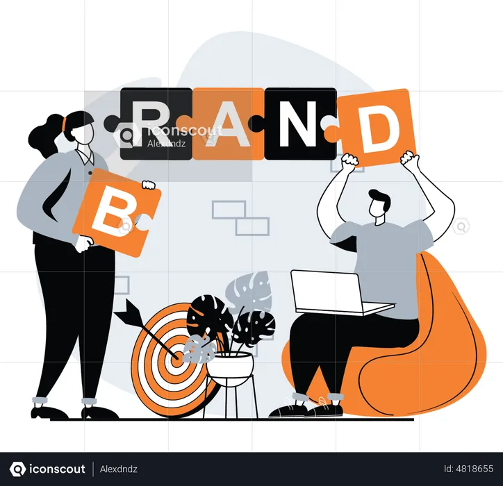 Brand Making  Illustration