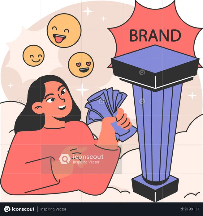 Brand Marketing  Illustration