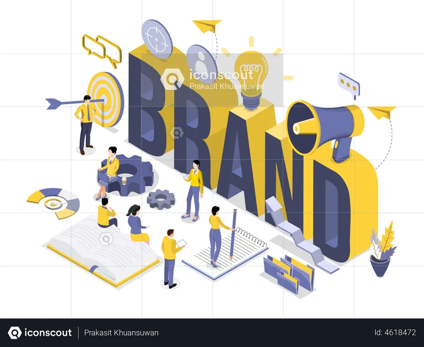 Brand Marketing  Illustration